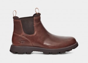 Buty Chelsea Męskie Ugg Hillmont Brązowe | NYO-829153