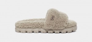 Kapcie Damskie Ugg Cozetta Curly Szare | CUV-964508