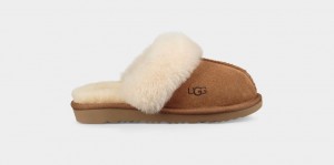 Kapcie Dziecięce Ugg Cozy II Brązowe | POY-430697