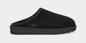 Kapcie Męskie Ugg Klasyczne Czarne | GAK-546379