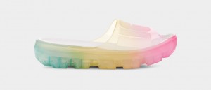 Klapki Damskie Ugg Jella Clear Watercolors Kolorowe | ZLT-856421