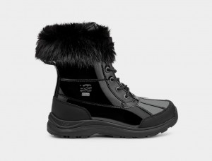 Kozaki Damskie Ugg Adirondack III Lakierowana Czarne | TGQ-267941