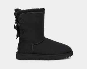 Kozaki Damskie Ugg Bailey Bow II Czarne | NSG-543869