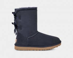 Kozaki Damskie Ugg Bailey Bow II Czarne | ODX-924150