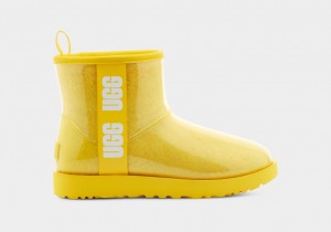 Kozaki Damskie Ugg Klasyczne Clear Mini Żółte | VDW-129587