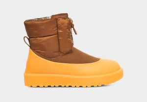 Kozaki Damskie Ugg Klasyczne Maxi Toggle Brązowe | VEC-478520