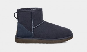 Kozaki Damskie Ugg Klasyczne Mini II Niebieskie | GBW-817543