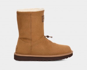 Kozaki Damskie Ugg Klasyczne Toggler Brązowe | AYW-049563