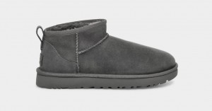 Kozaki Damskie Ugg Klasyczne Ultra Mini Szare | BPF-453182