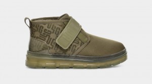 Kozaki Damskie Ugg Neumel Grafiką Monogram Oliwkowe | JPY-584321