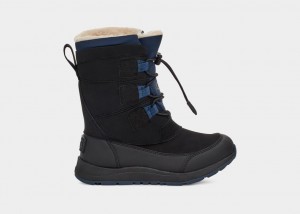 Kozaki Dziecięce Ugg Bellemore Weather Czarne | UVO-065249