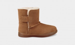 Kozaki Dziecięce Ugg Keelan Brązowe | LEN-162340