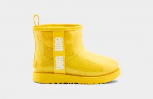 Kozaki Dziecięce Ugg Klasyczne Clear Mini II Żółte | UCZ-024718