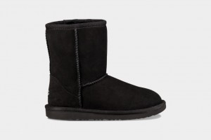 Kozaki Dziecięce Ugg Klasyczne II Czarne | MVQ-016329