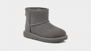 Kozaki Dziecięce Ugg Klasyczne II Mini Szare | WRG-931462