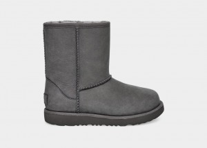 Kozaki Dziecięce Ugg Klasyczne II Weather Szare | ETR-590387