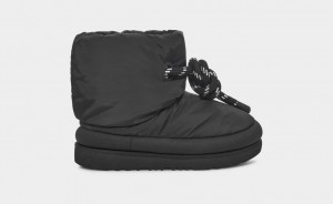 Kozaki Dziecięce Ugg Klasyczne Maxi Czarne | HWK-948520