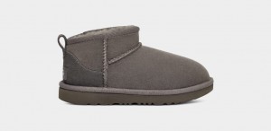 Kozaki Dziecięce Ugg Klasyczne Ultra Mini Szare | LOZ-967430