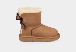 Kozaki Dziecięce Ugg Mini Bailey Bow II Brązowe | SKZ-378261