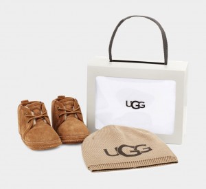 Kozaki Dziecięce Ugg Neumel Brązowe | YNK-253689