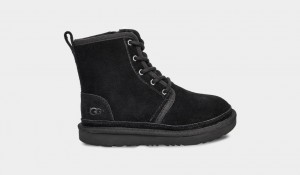 Kozaki Dziecięce Ugg Neumel High Czarne | RQZ-156329