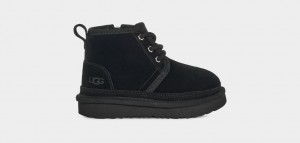 Kozaki Dziecięce Ugg Neumel II Czarne | RIJ-960358