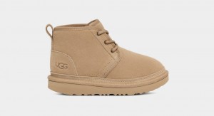 Kozaki Dziecięce Ugg Neumel II Musztardowe | MRX-031786