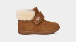 Kozaki Dziecięce Ugg Nolen Brązowe | WHF-409725