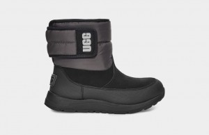 Kozaki Dziecięce Ugg Toty Weather Czarne Szare | WJB-604359