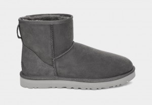 Kozaki Męskie Ugg Klasyczne Mini Ciemny Szare | TCB-614035