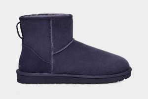 Kozaki Męskie Ugg Klasyczne Mini Niebieskie | JER-019827