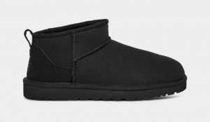 Kozaki Męskie Ugg Klasyczne Ultra Mini Czarne | JBU-072849