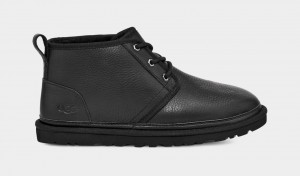 Kozaki Męskie Ugg Neumel Skórzane Czarne | WRX-948702