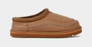 Mokasyny Męskie Ugg Tasman Cali Wave Brązowe Pomarańczowe | ROP-456739