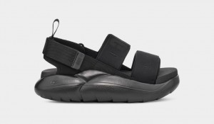 Sandały Damskie Ugg LA Cloud Sportowe Czarne | RBX-576238