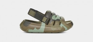 Sandały Dziecięce Ugg Sportowe Yeah Camopop Zielone | YEW-740936