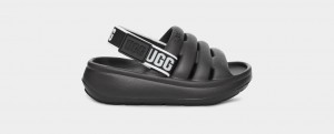 Sandały Dziecięce Ugg Sportowe Yeah Czarne | GRB-619450