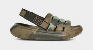 Sandały Męskie Ugg Sportowe Yeah Camopop Zielone | NHZ-263481