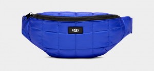 Torba Na Talię Damskie Ugg Gibbs Puff Niebieskie | IXZ-806375