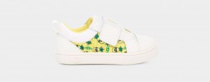 Trampki Dziecięce Ugg Rennon Low Pineapple Stuffie Białe | LEZ-350167