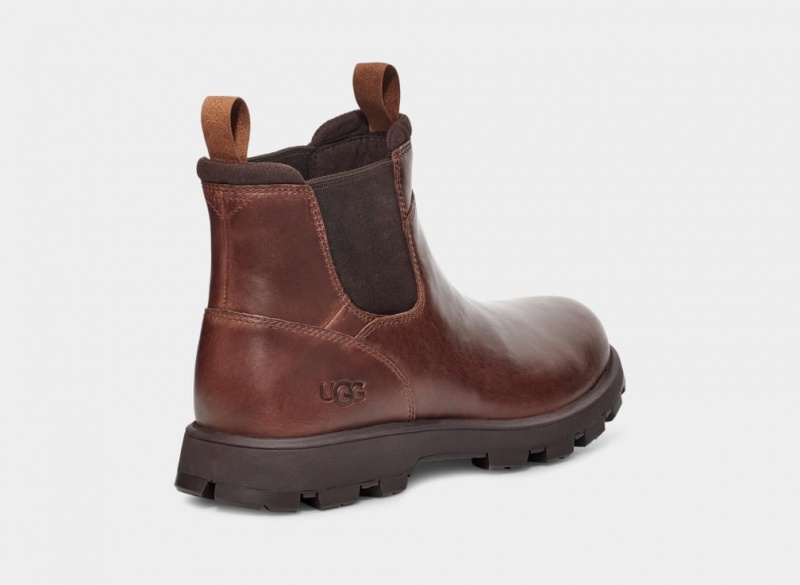 Buty Chelsea Męskie Ugg Hillmont Brązowe | NYO-829153