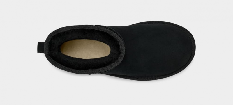 Buty na Platformie Damskie Ugg Klasyczne Mini Czarne | LRZ-317249