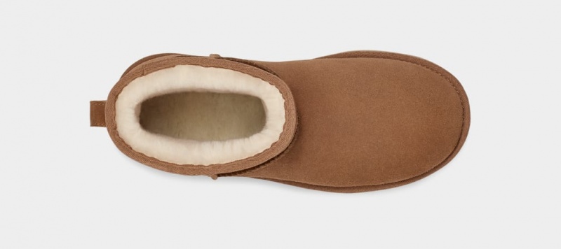 Buty na Platformie Damskie Ugg Klasyczne Mini Brązowe | HYM-570816