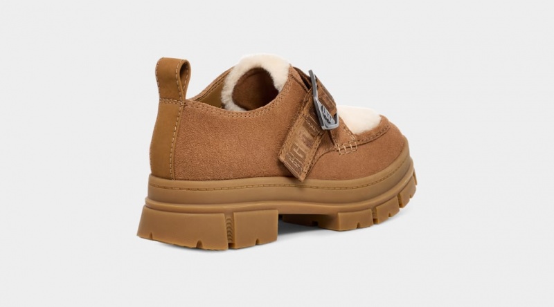 Chodaki Damskie Ugg Ashton Zamszowe Brązowe | TUK-951837