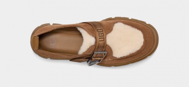 Chodaki Damskie Ugg Ashton Zamszowe Brązowe | TUK-951837