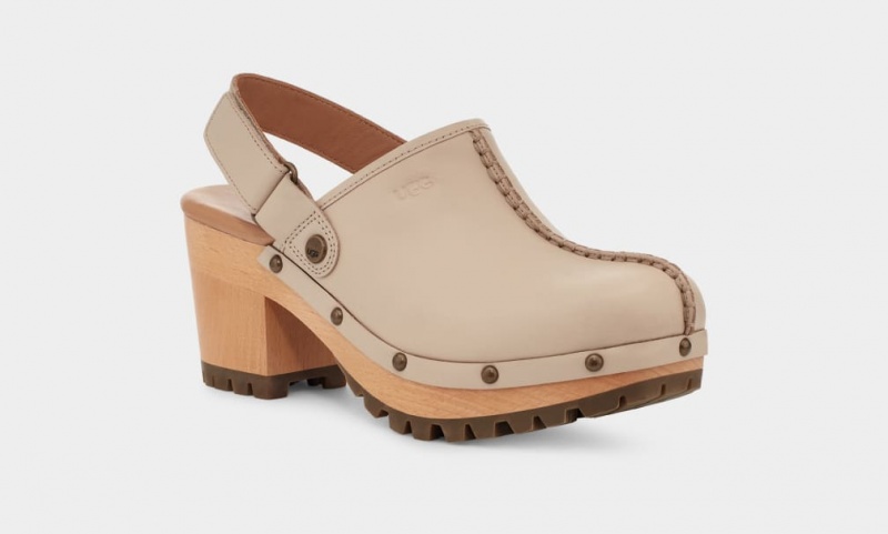 Chodaki Damskie Ugg Lanni Brązowe | KVZ-752916