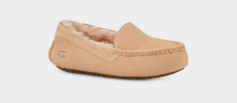 Kapcie Damskie Ugg Ansley Beżowe | SKJ-185603