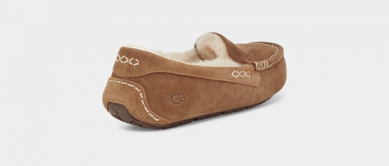 Kapcie Damskie Ugg Ansley Brązowe | CKH-739215