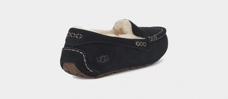 Kapcie Damskie Ugg Ansley Czarne | BSN-436871