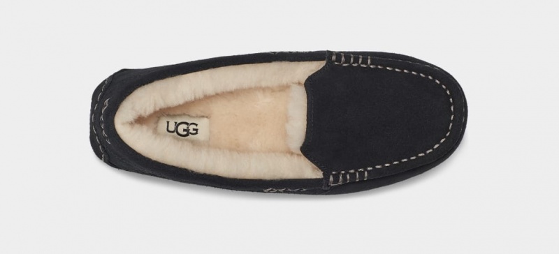 Kapcie Damskie Ugg Ansley Czarne | BSN-436871